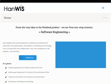 Tablet Screenshot of hanwis.com